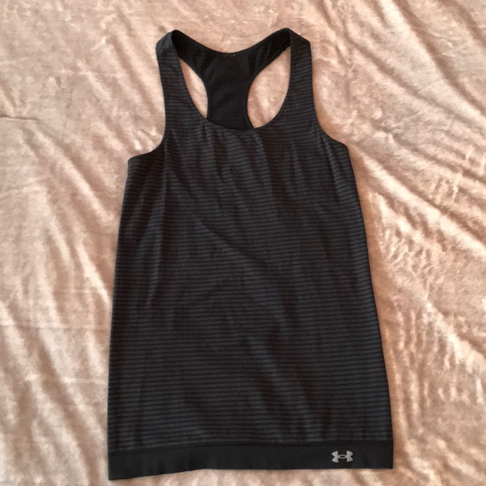 Under Armour stripped fitted tank